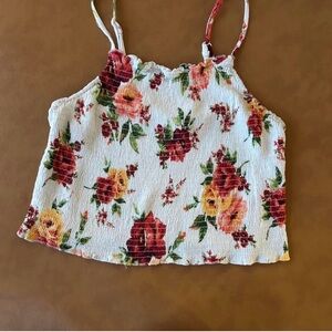 Ambiance Floral Camisole in Red and Yellow